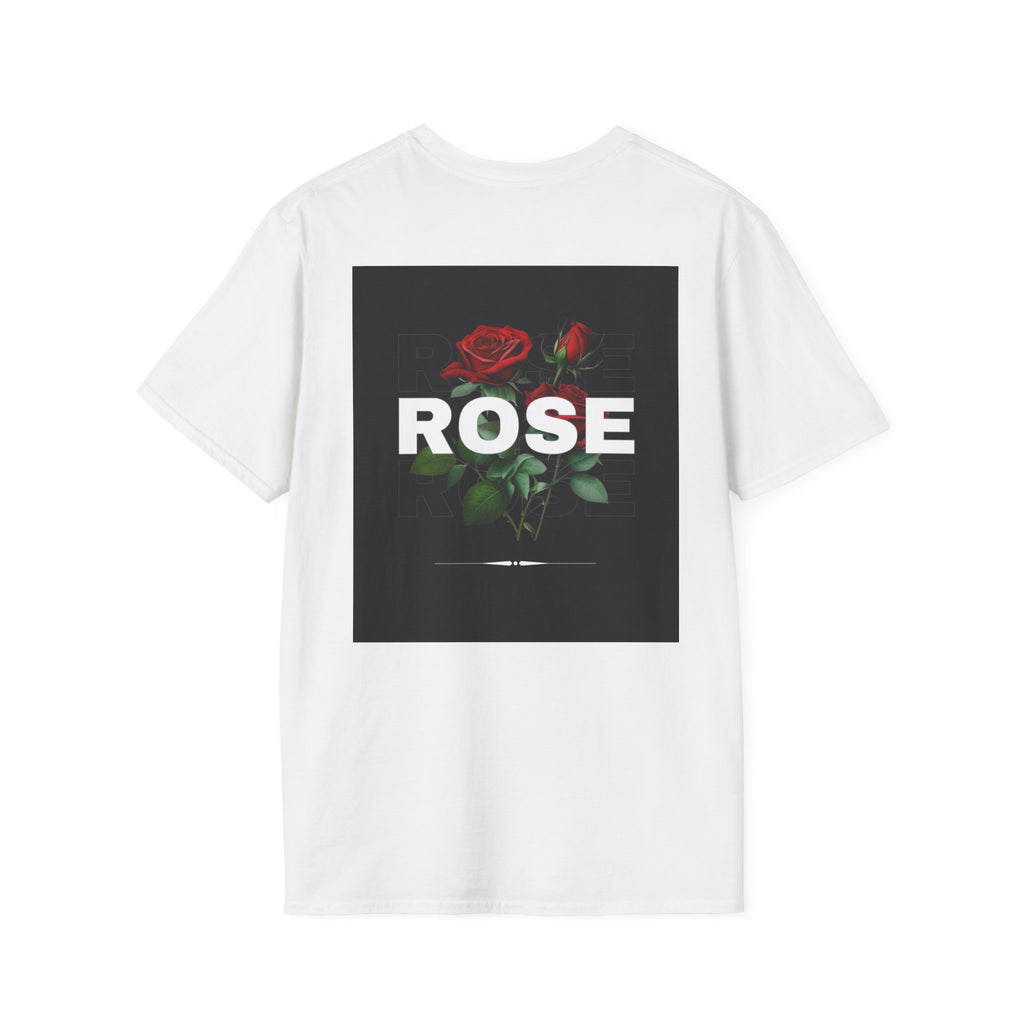 Botanical Rose Graphic T-Shirt, Floral Summer Tee, Perfect for Gifts, Casual Wear, Spring Fashion, Unisex Style