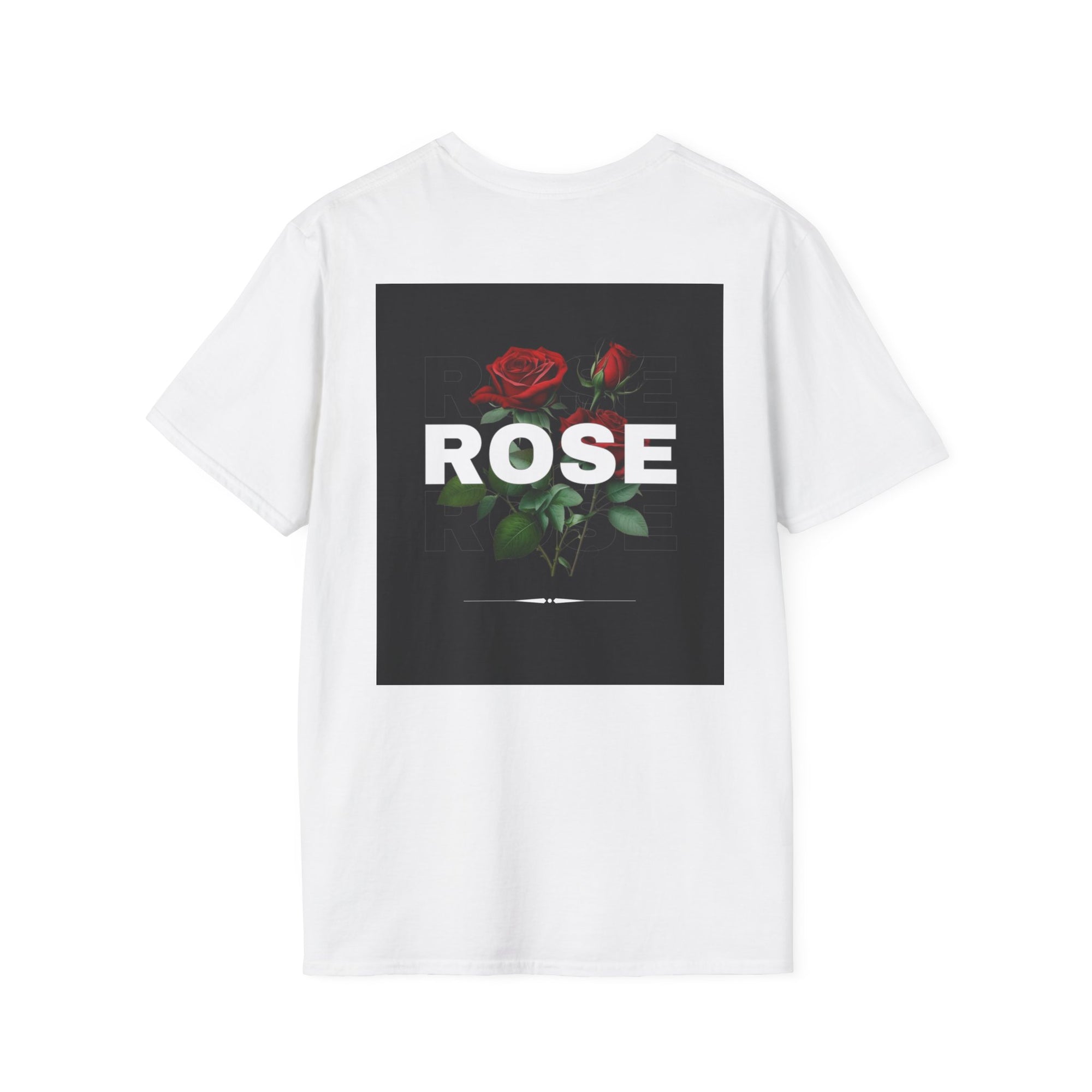 Botanical Rose Graphic T-Shirt, Floral Summer Tee, Perfect for Gifts, Casual Wear, Spring Fashion, Unisex Style