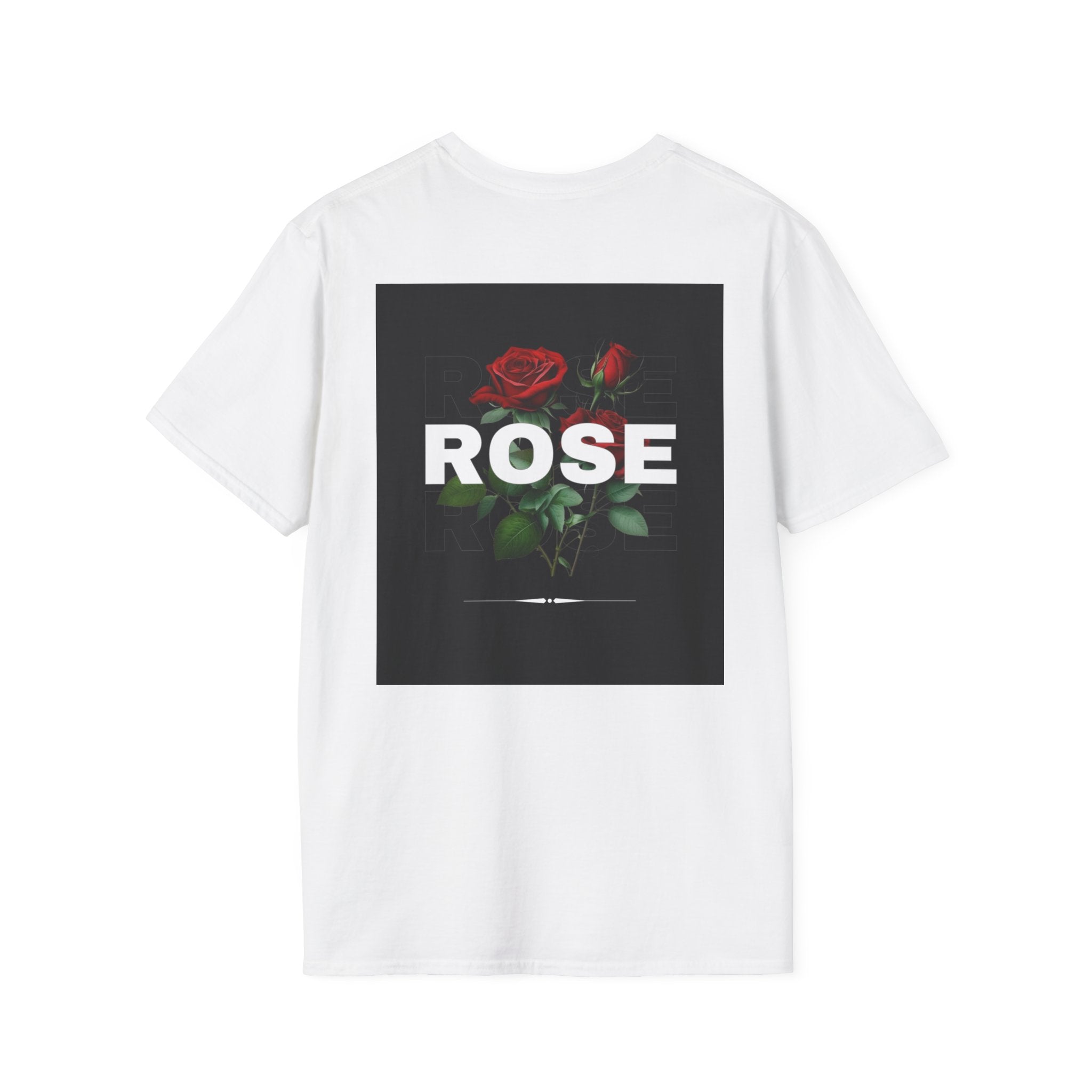 Botanical Rose Graphic T-Shirt, Floral Summer Tee, Perfect for Gifts, Casual Wear, Spring Fashion, Unisex Style