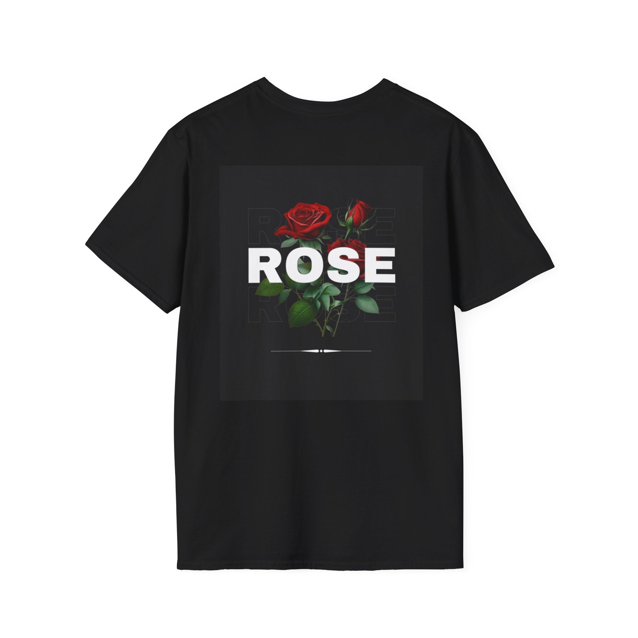 Botanical Rose Graphic T-Shirt, Floral Summer Tee, Perfect for Gifts, Casual Wear, Spring Fashion, Unisex Style