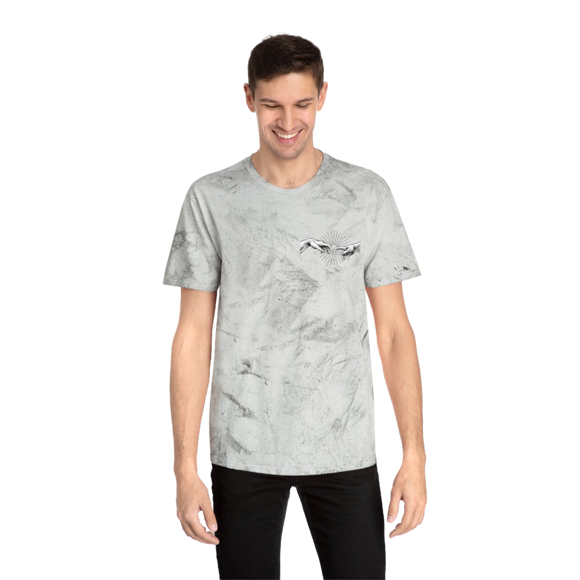 Artistic Unisex Color Blast T-Shirt - Casual Wear, Gift for Art Lovers, Graphic Tee, Unique Style, Everyday Comfort